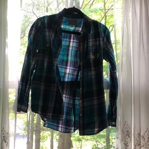 Blue and purple Flannel